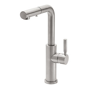 Splash Galleries California Faucets Corsano Pull-out kitchen faucet. Raleigh NC Kitchen & Bath Showroom 919-719-3333